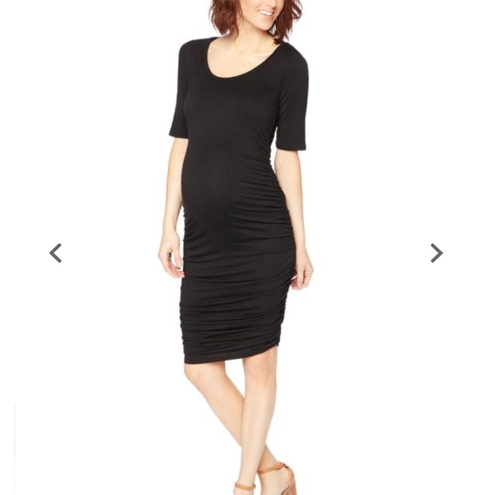 Motherhood Maternity black dress, size small